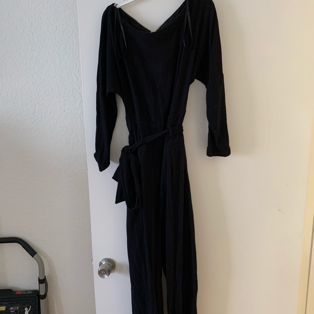 Free people black jumpsuit